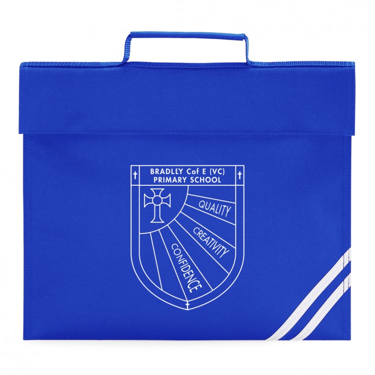 BRD Royal Blue Classic Bookbag - Printed