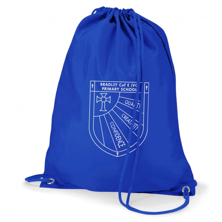 BRD Royal Blue P.E Bag - Printed 