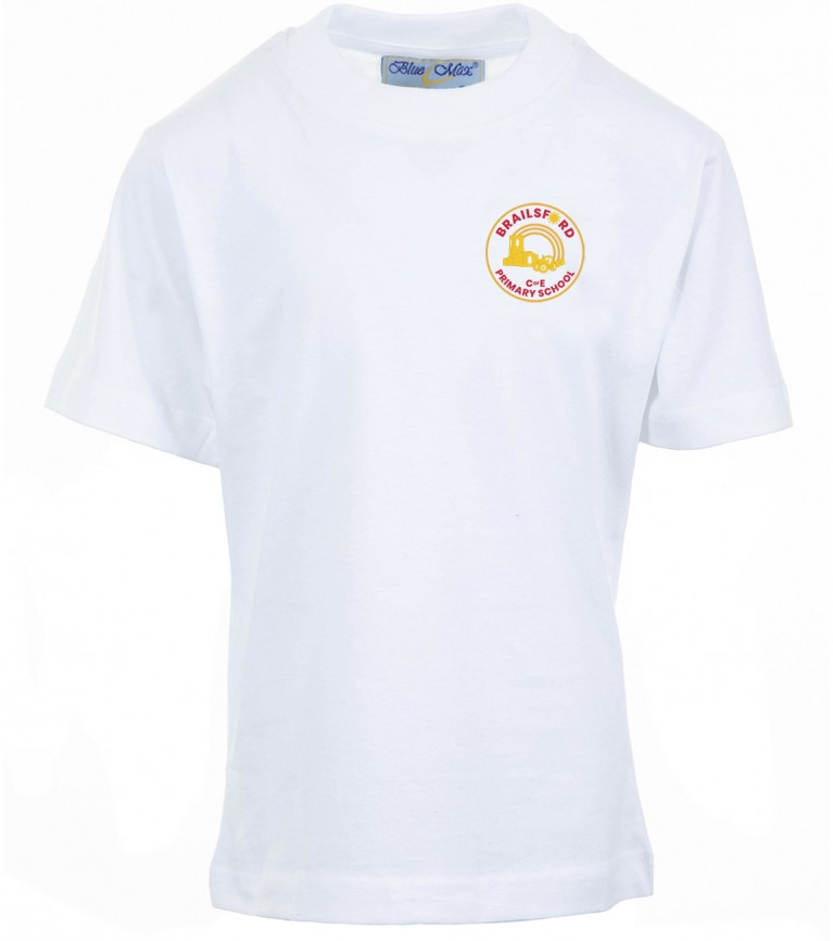 BRA White P.E T-shirt 