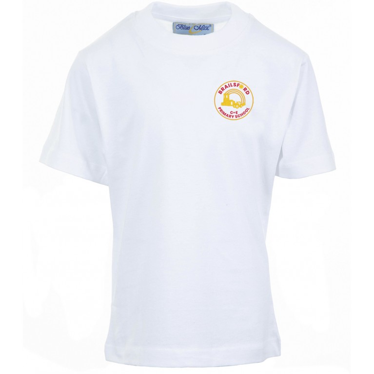 BRA White P.E T-shirt 