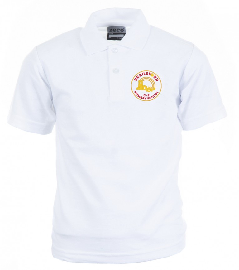 BRA White Polo Shirt 