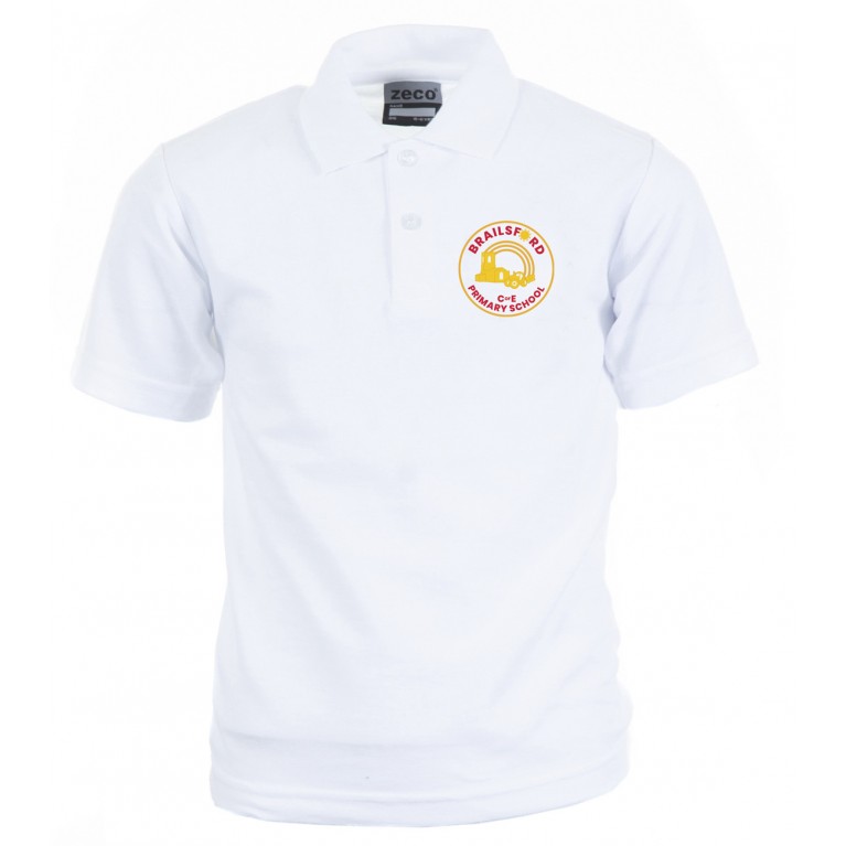 BRA White Polo Shirt 