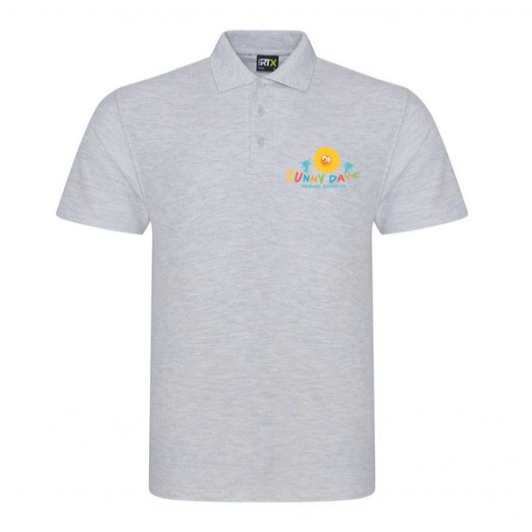 Staff Grey Polo Shirt (printed)